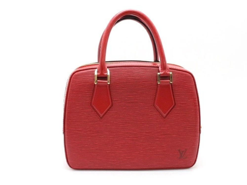 LOUIS VUITTON handbag Sablon Epi Castilian Red